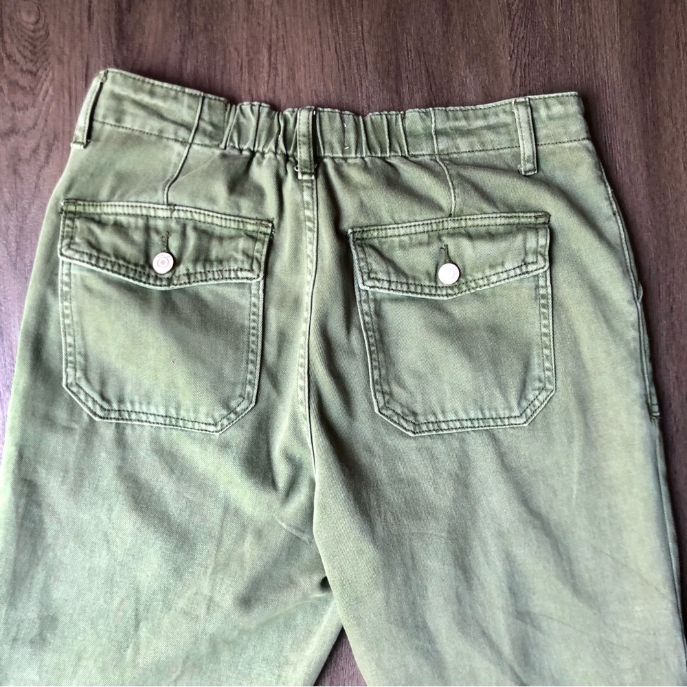 VERVET Jogger Jeans Women’s 29 Olive Green High-Rise Non-Stretch - Picture 6 of 11